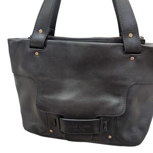 Vintage Kate Spade Savona Black Leather Shoulder Bag